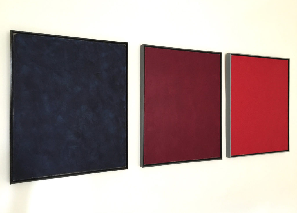 Anders Knutsson ‘Anna Maria Island Triptych’ 2014 3 panels, 80 x 70 cm per panel Wax Oil on Linen 