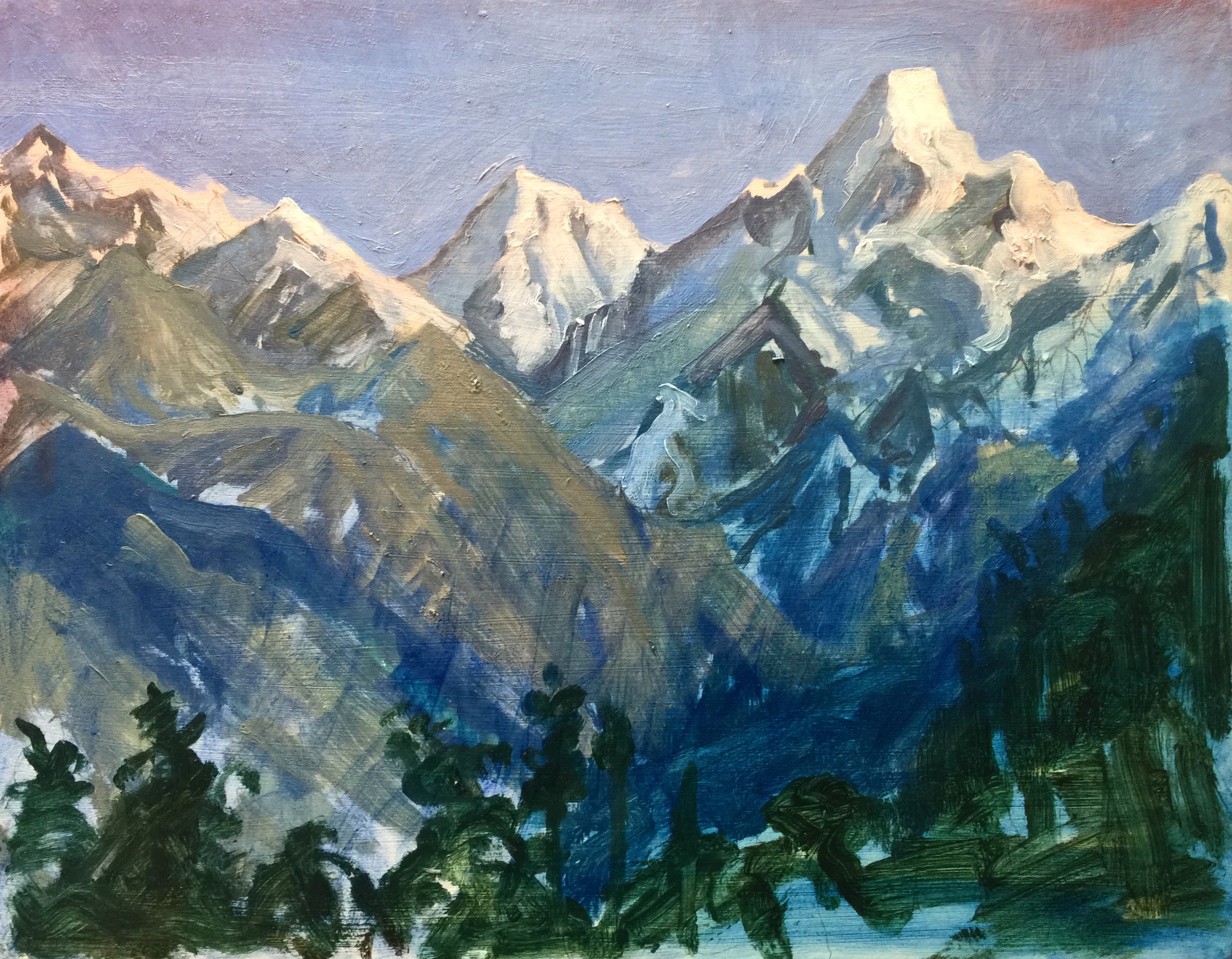 Tobit Roche: Himalayan Landscape No.4